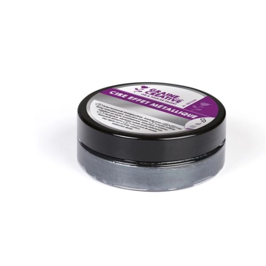 cire effet metallique anthracite 62.5g - graine creative