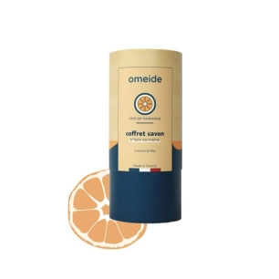 coffret savon omeide - peps de mandarine - graine creative