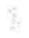 kit 6 broches kawaii en plastique dingue - graine creative