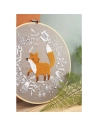 kit broderie renard 280 x 290 x 20 mm - graine creative