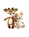 kit crochet chat-licorne 150 mm - graine creative