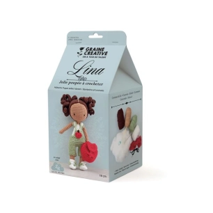 kit crochet poupee lina - graine creative