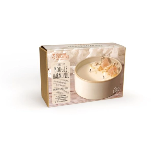 kit diy bougie harmonie - graine creative