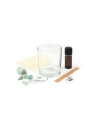 kit diy bougie lithotherapie aventurine - graine creative