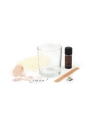 kit diy bougie lithotherapie quartz rose - graine creative