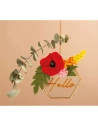 kit diy deco cadre fleuri - graine creative