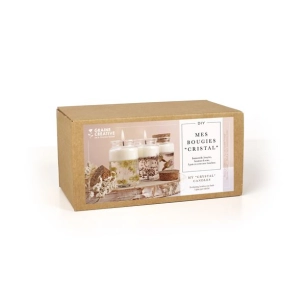 'kit diy mes bougies ''cristal''' - graine creative