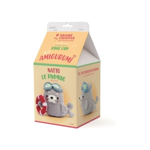 kit minigurumi phoque - graine creative