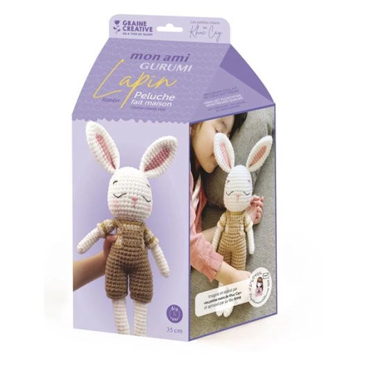 kit mon ami gurumi lapin - graine creative