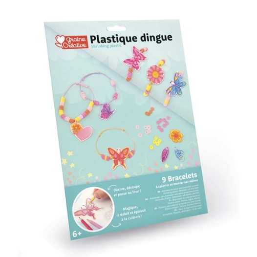 kit plastique dingue bracelets - graine creative