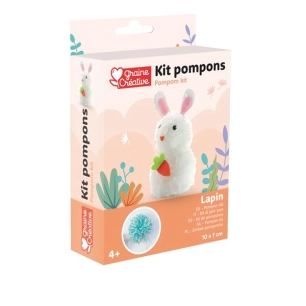 kit pompons lapinou - graine creative