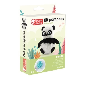 kit pompons panda - graine creative