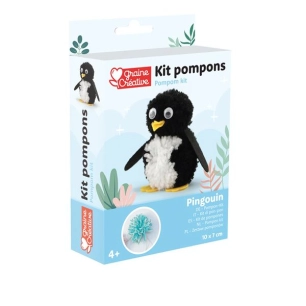 kit pompons pingouin - graine creative