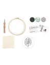 kit punch needle feuille dia. 200mm - graine creative