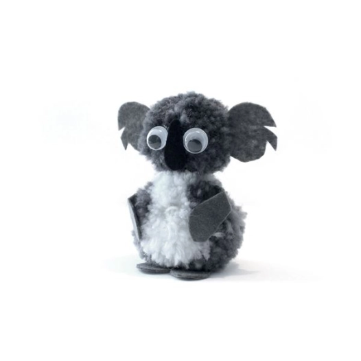 mon doux koala en pompon - graine creative