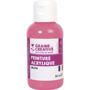 peinture acrylique 50ml magenta - graine creative