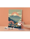 peinture au numero 30 x 40 mont fuji - graine creative