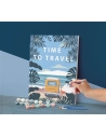 peinture au numero 30 x 40 time to travel - graine creative