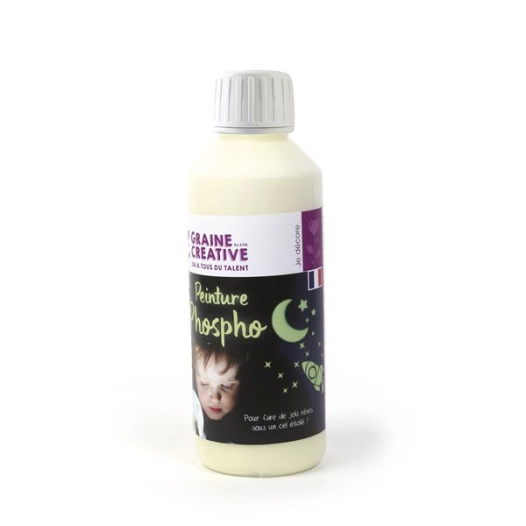 peinture phosphorescente 250 ml - graine creative