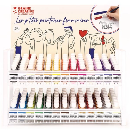 presentoir plein acrylique 234 flacons - graine creative