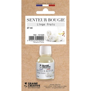 skin senteur bougie linge frais 27 ml - graine creative