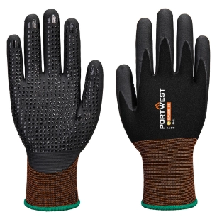 gant gp grip 15 mousse de nitrile - taille s - noir - portwest