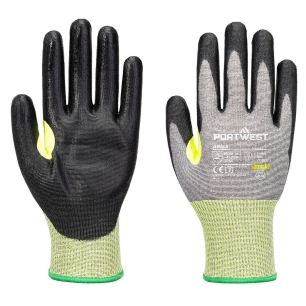 gant anti-coupures cs e15 pu - taille xxl - gris/noir - portwest