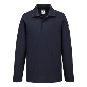 polo manches courtes esd - taille 4xl - marine - portwest