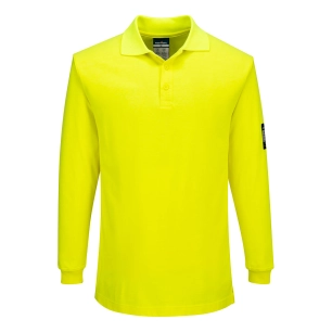 polo ml modaflame fr - taille s - jaune - portwest