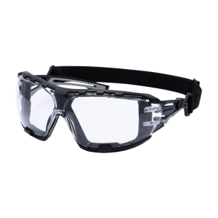 lunettes de sécurité wraparound plus anthracite - incolore - portwest