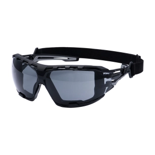 lunettes de sécurité wraparound plus anthracite - fumé - portwest