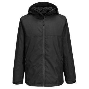 veste de pluie professional - taille xxxl - noir - portwest