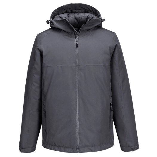 parka professional - taille xl - gris métal - portwest