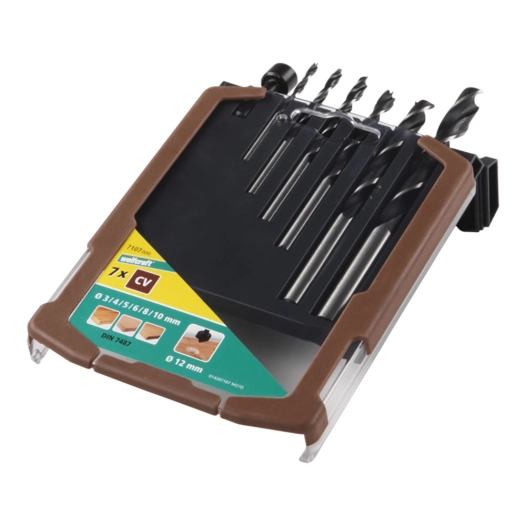 foret à bois, ø3-10 mm, jeu de 7 pièces