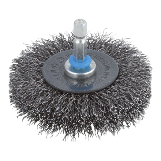 brosse disque en fil d'acier ø75 x 16 mm