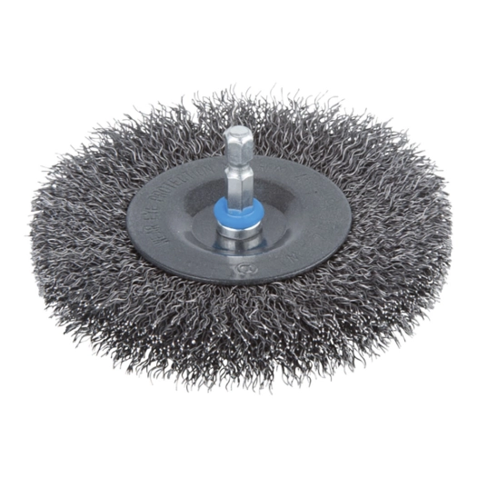 brosse disque en fil d'acier ø100 x 16 mm