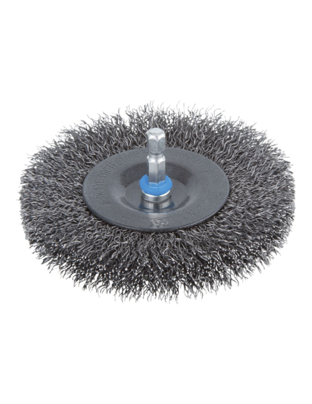 brosse disque en fil d'acier ø100 x 16 mm