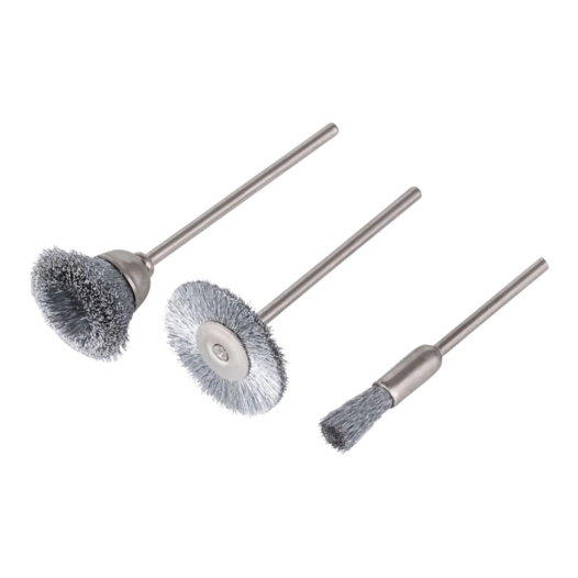 mini-brosse en fil d'acier, ensemble de 3 pièces