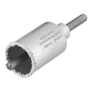 criche de perçage revêtue en carbure de tungstène, avec adaptateur, ø43 x 55 mm