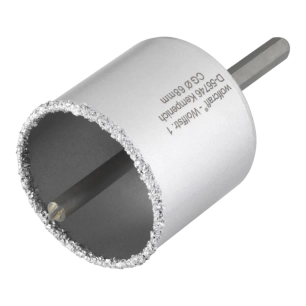 criche de perçage revêtue en carbure de tungstène, avec adaptateur, ø68 x 55 mm
