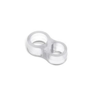 retenue de porte pour poignée, plastique transparent mod. 8