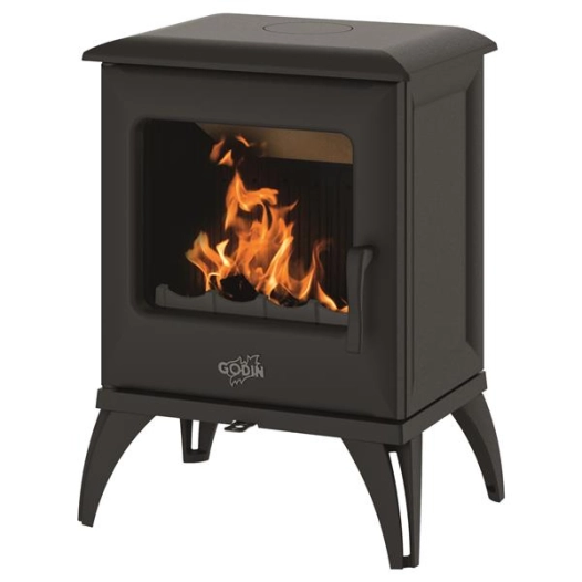 godin poêle à bois vintage 388146noir - godin