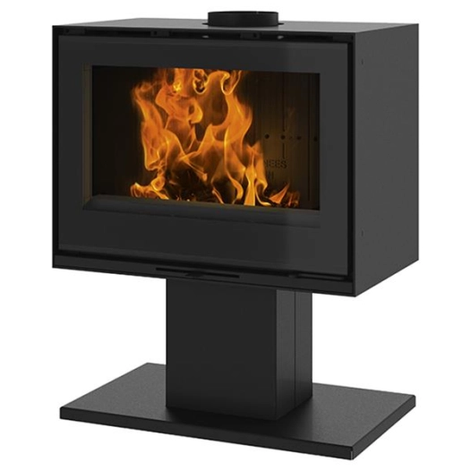 godin poêle à bois panoramique - 411202anth - godin