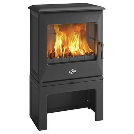 godin poêle à bois vintage 388150peintanthracite - godin