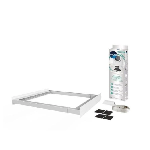 wpro kcl103 kit colonne pour lave-linge & sèche-linge avec sangle automatiqu * - wpro