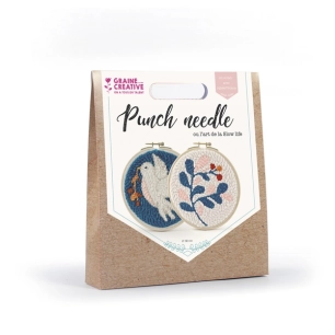 kit punch needle diptyque 㸠150mm - graine creative