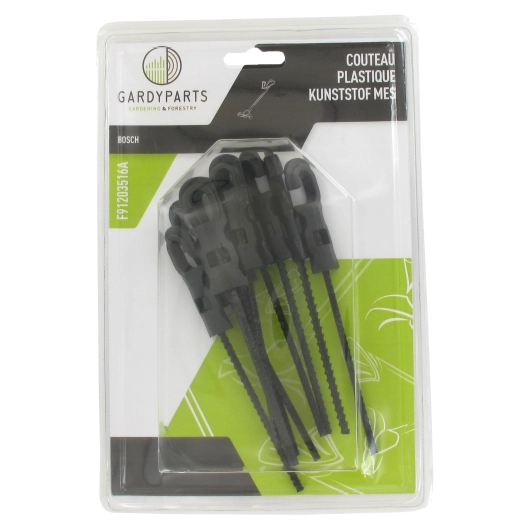 blister de 9 couteaux adaptable bosch pour modèles amw10rt à têtes satellite. remplace origine f016800323.