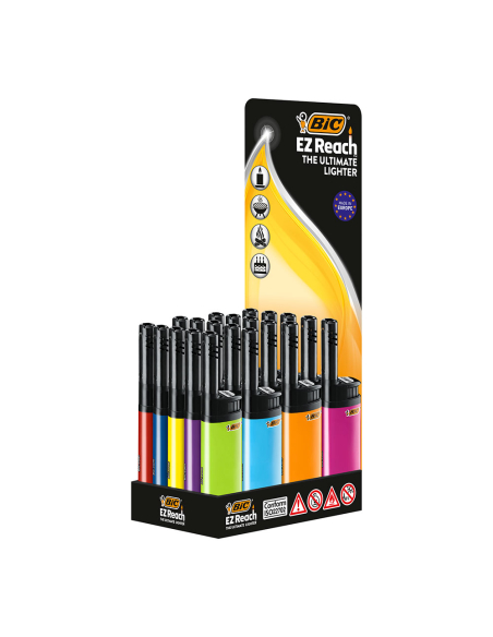 BIC EZ Reach Plateau 20 Briquets Briquets EZ Reach à long col - BIC