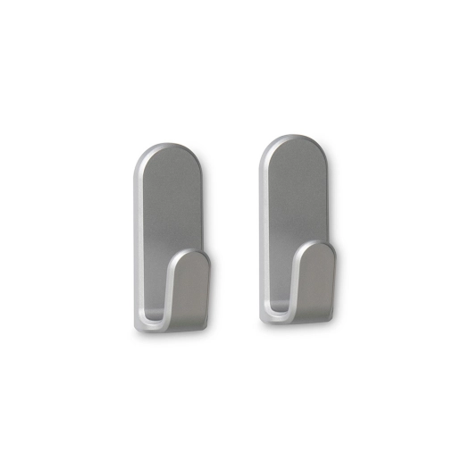 cintre adhésif taga chrome mat, 2 unités