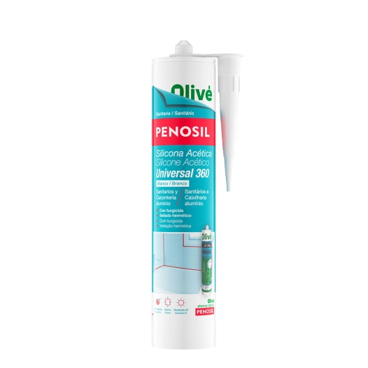silicone acétique sanitaire universel 360 blanc 280 ml